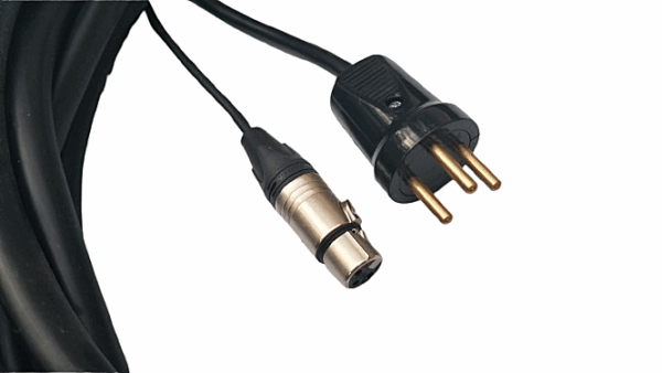 ⁦כבל חשמל + סיגנל XLR⁩ – תמונה ⁦2⁩