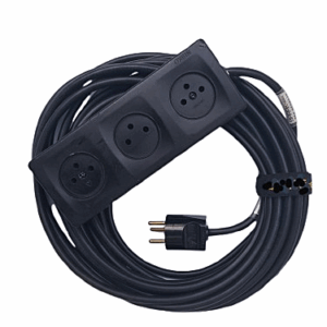 כבל מאריך חשמל (3 שקעים) 3X1.5 מ”מ