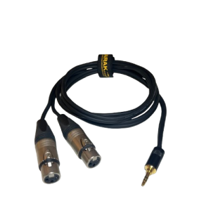 כבל סטריאו 2x)XLR-3.5mm)נקבה