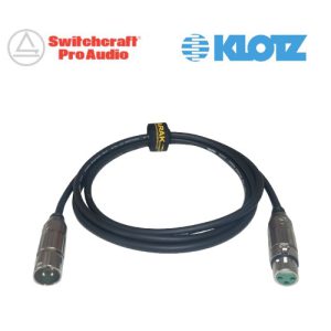 כבל מיקרופון (SWITCHCRAFT+KLOTZ (XLR