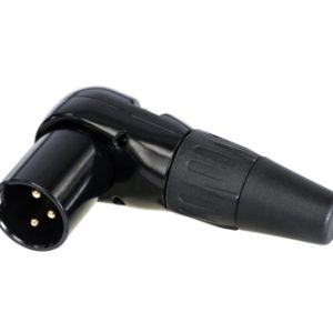 מחבר XLR זכר זוויתי לכבל Rean by Neutrik