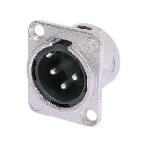 מחבר XLR זכר לפאנל NEUTRIK  NC3MD-L-1