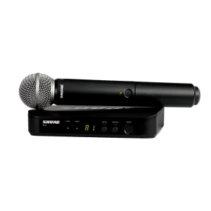 מערכת סאונד אלחוטית דגם Blx24/Sm58 מבית Shure