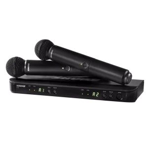 מערכת אלחוטית דו־ערוצית Shure BLX288E/SM58-G18