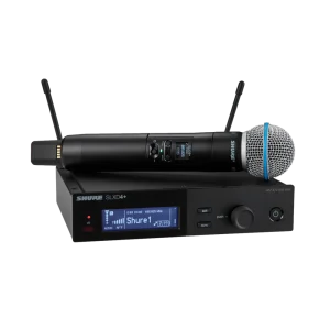 מערכת מיקרופון אלחוטית SLXD24+/B58 מבית Shure